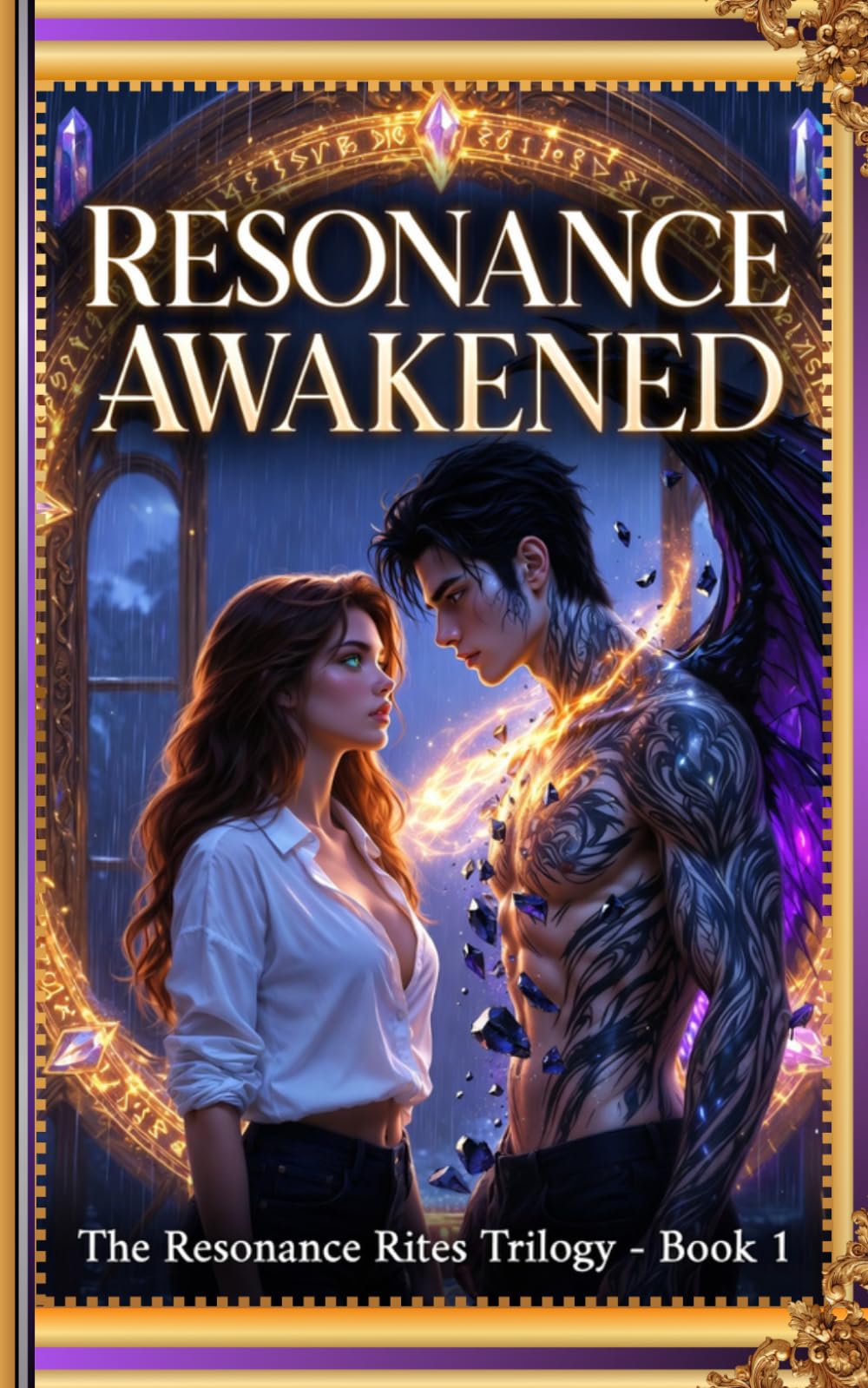 Resonance Awakened: A Spicy Shadow Daddy Dragon Bond College Romantasy (The Resonance Rites Trilogy)