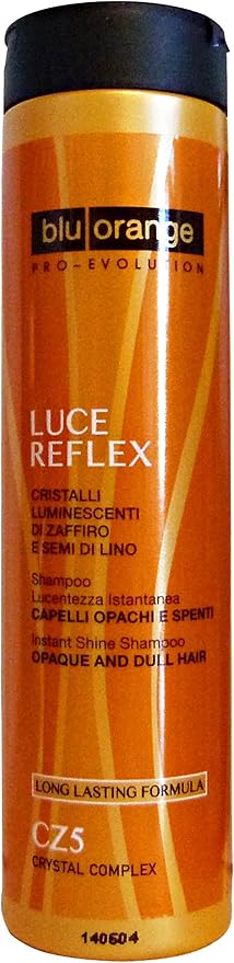 BLU ORANGE Luce REFLEX Shampoo Cristalli Liquidi 200 Ml. Prodotti per  capelli : Amazon.it: Bellezza