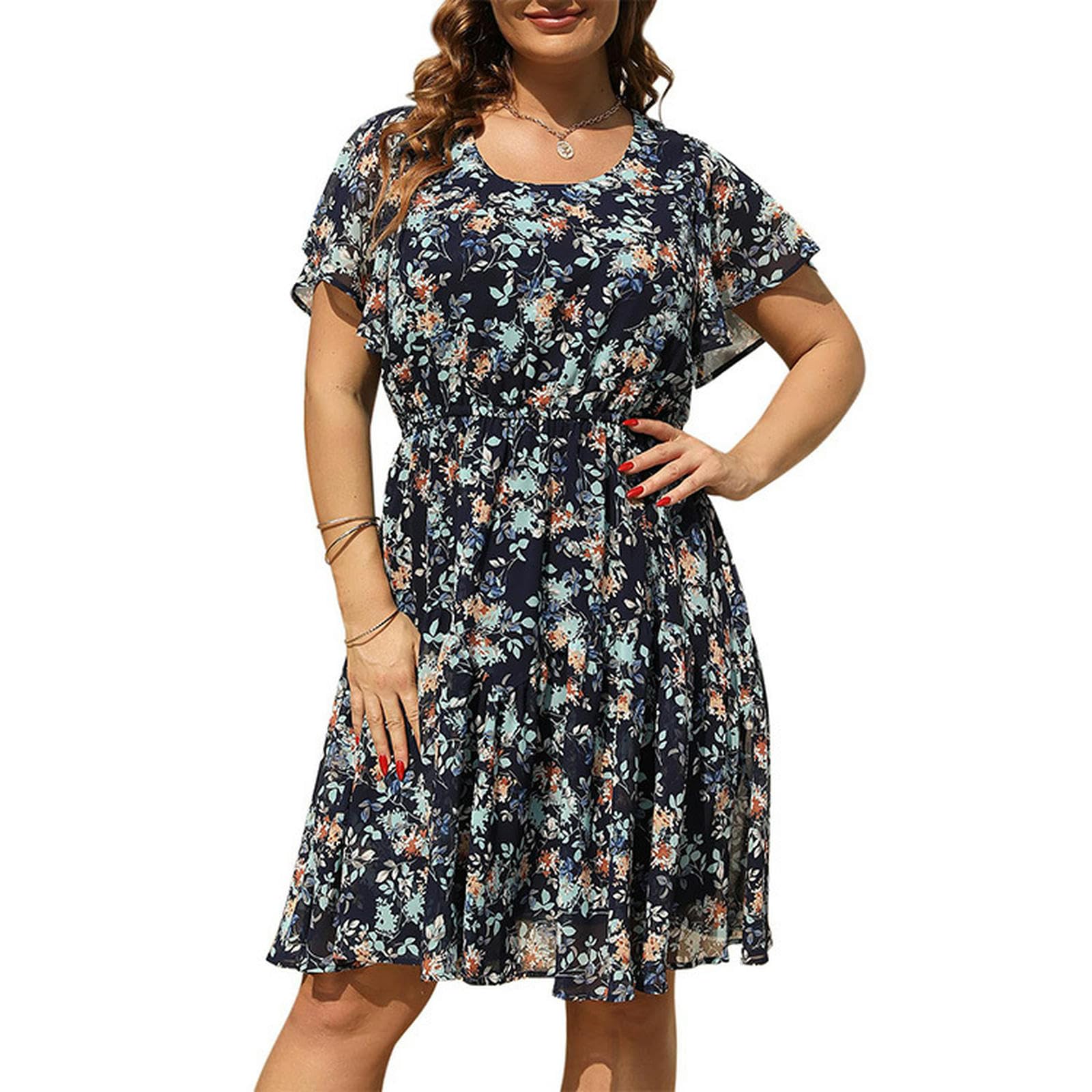 Robe imprimée en mousseline style boho pour vos vacances et soirées d'été