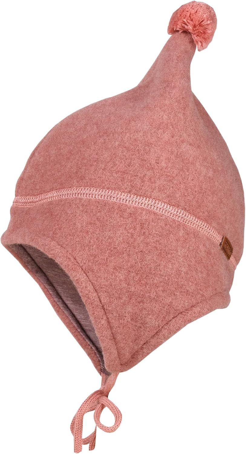 Maximo GOTS Inka-Mütze - Wollfleece Mütze Für Kinder Made In Germany