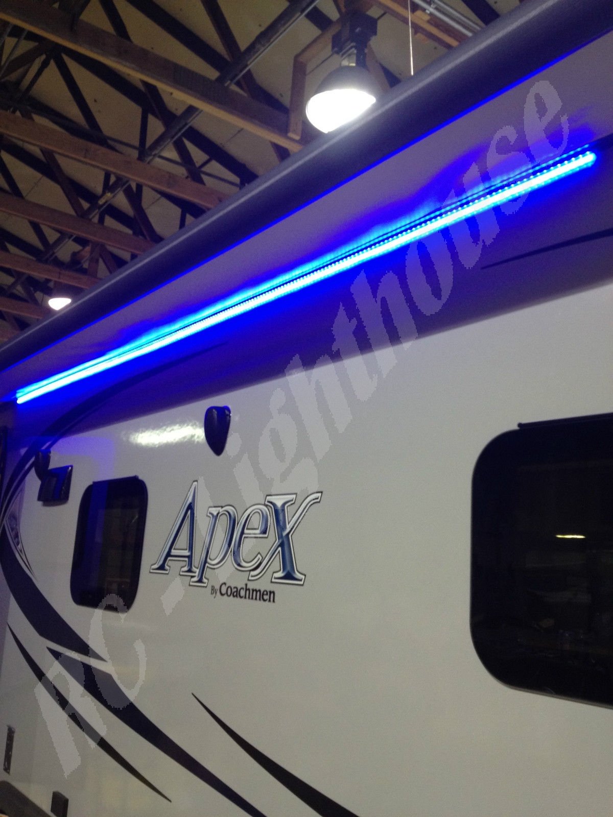 RV Awning Camper Recreational Vehicle RGB LED Lights 16.4' feet of LED Strips with 24 Key IR Remote Control