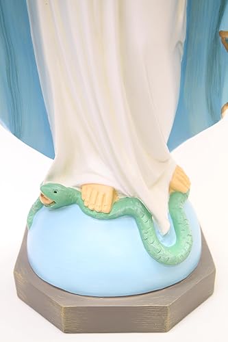 Miniatura 7 de Vittoria Collection Estatua italiana de 31 pulgadas de Nuestra Señora de Gracia hecha en Italia para interiores y exteriores