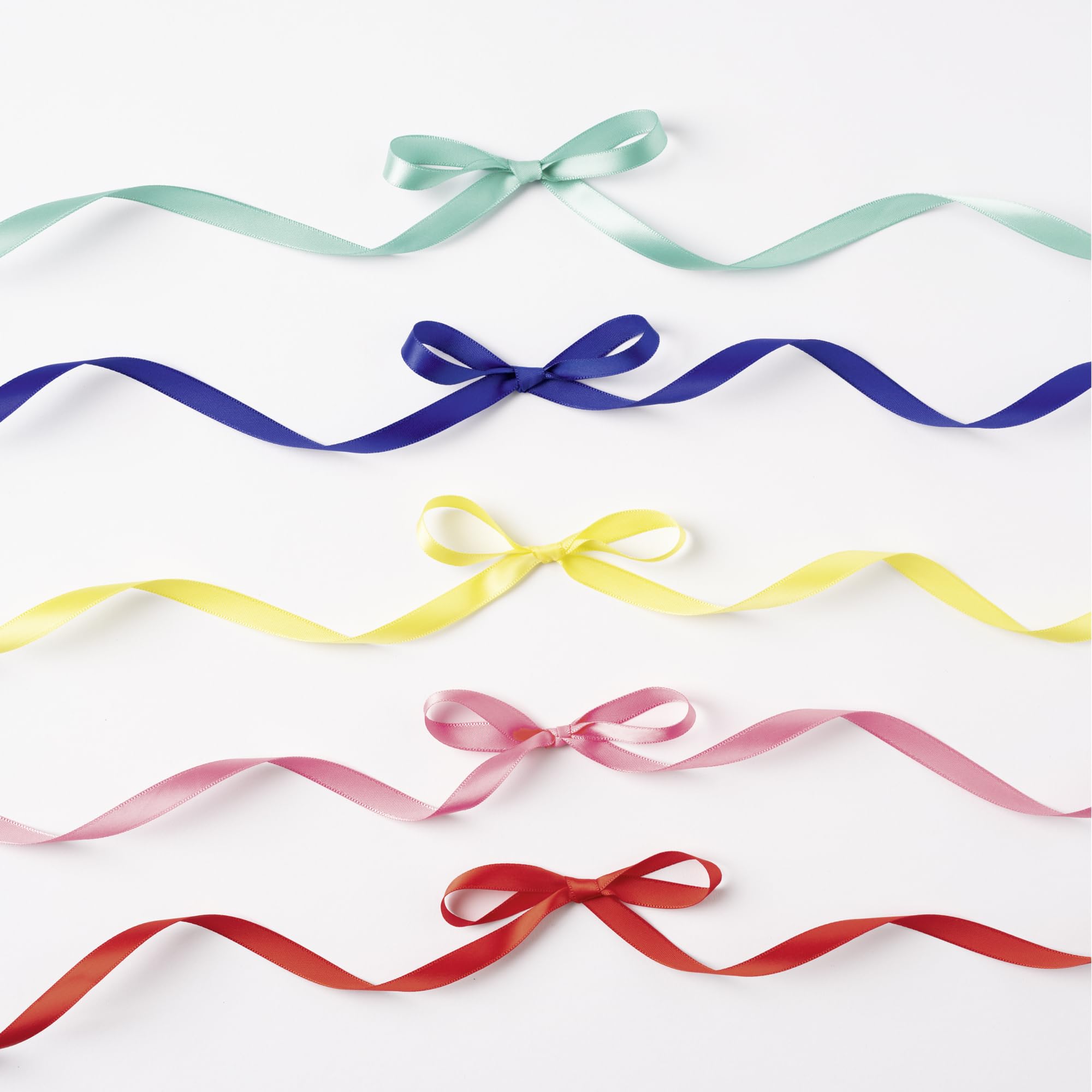 Image secondaire de Rubans Satin RAINBOW Folia - 5 Rouleaux Multicolores de 4 m