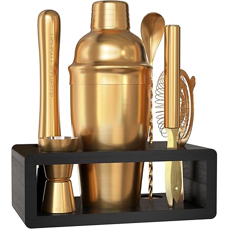 Highball & Chaser - Cocktail Shaker Set, Perfect as A Bartender Kit...