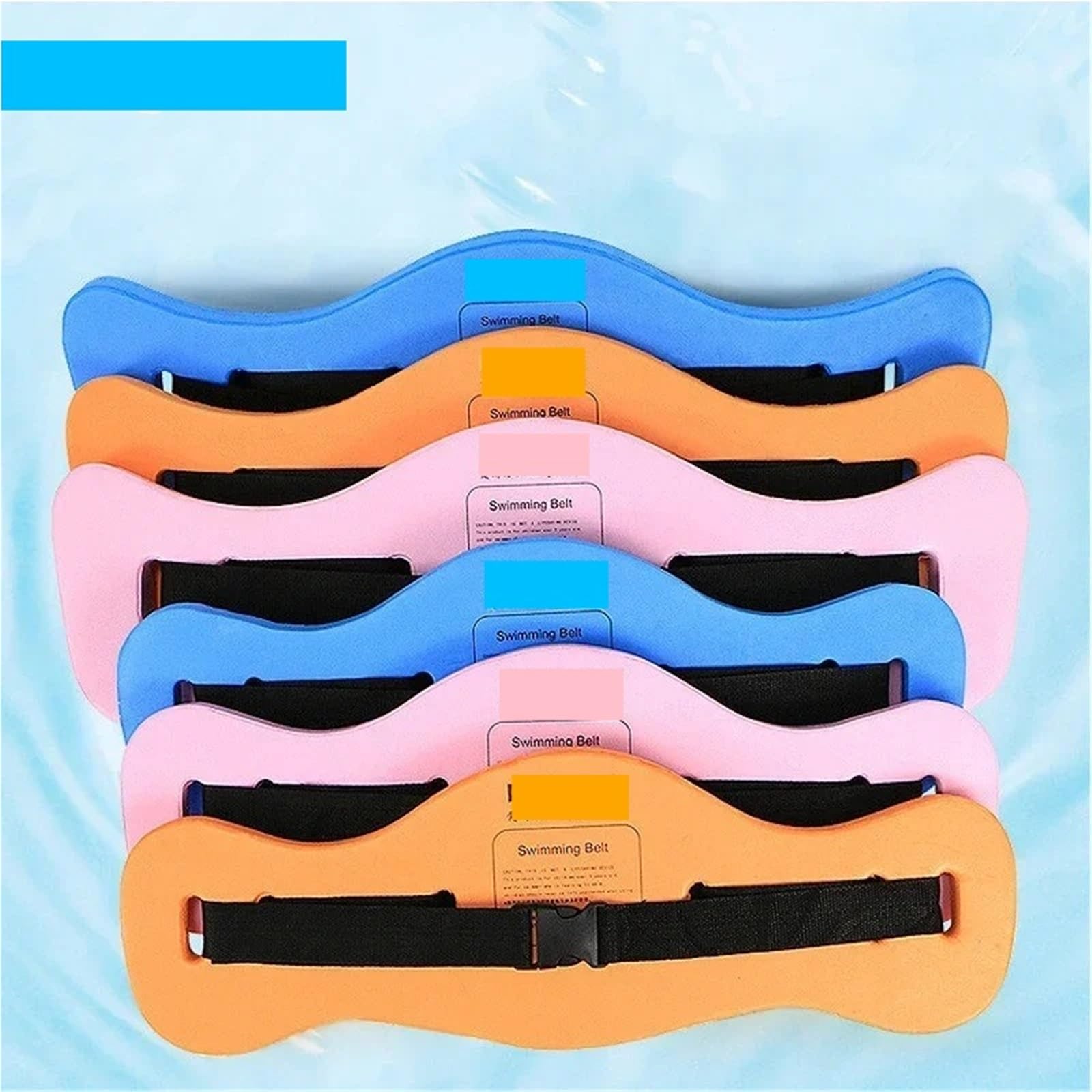 Schwimmgürtel Eva-Luftmatratzen mit Schwimmauftrieb, verstärkter Taille, fischförmiger Wasserauftrieb, Verstellbarer Gurt, Schwimmübungsgurte