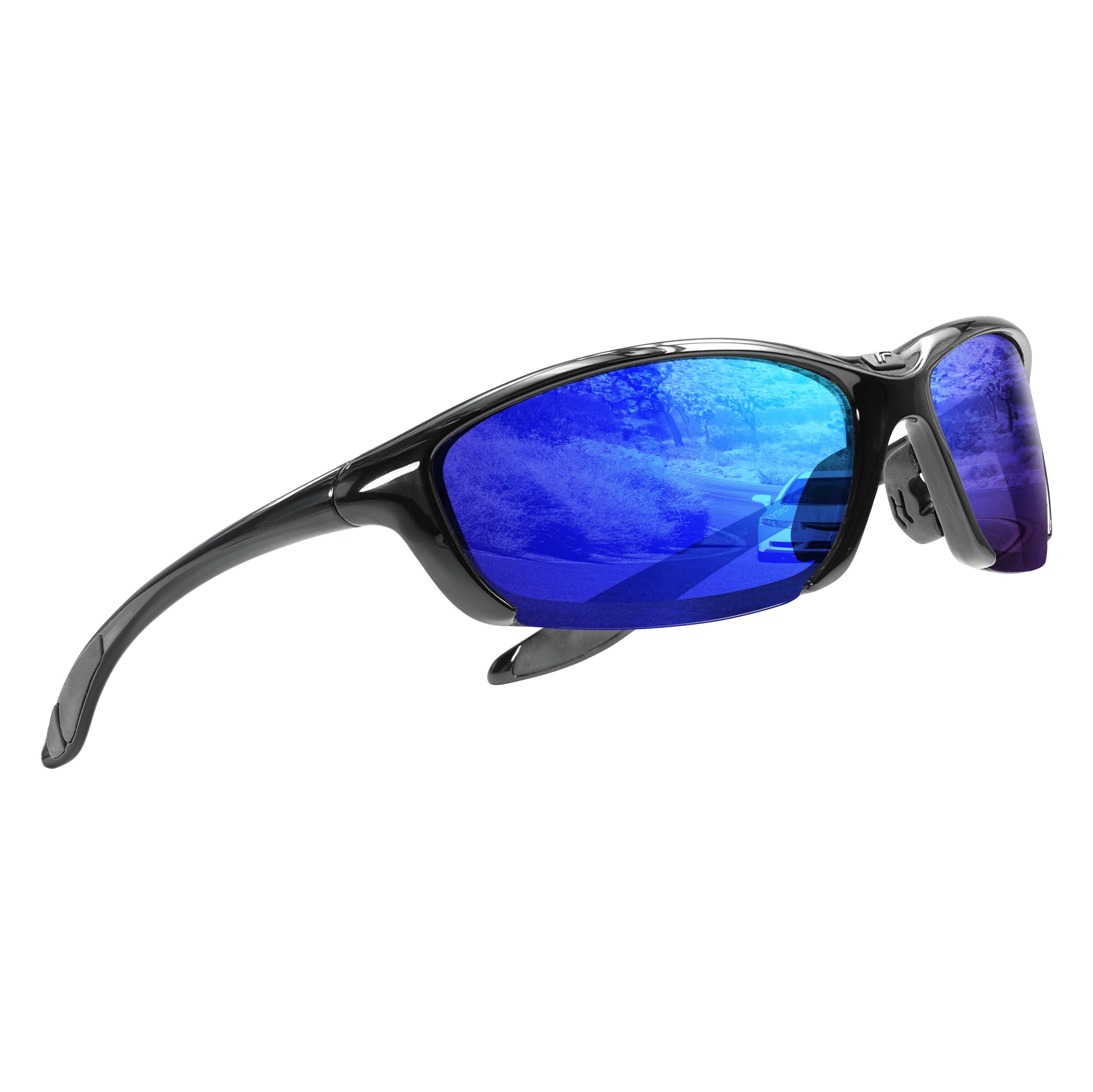 ICECUBE SPORTECH Occhiali da sole per uomo e donna: protezione UV400, montatura leggera, occhiali da sole sportivi per baseball, golf, caccia, corsa, guida, bicicletta, arrampicata e occhiali da tiro