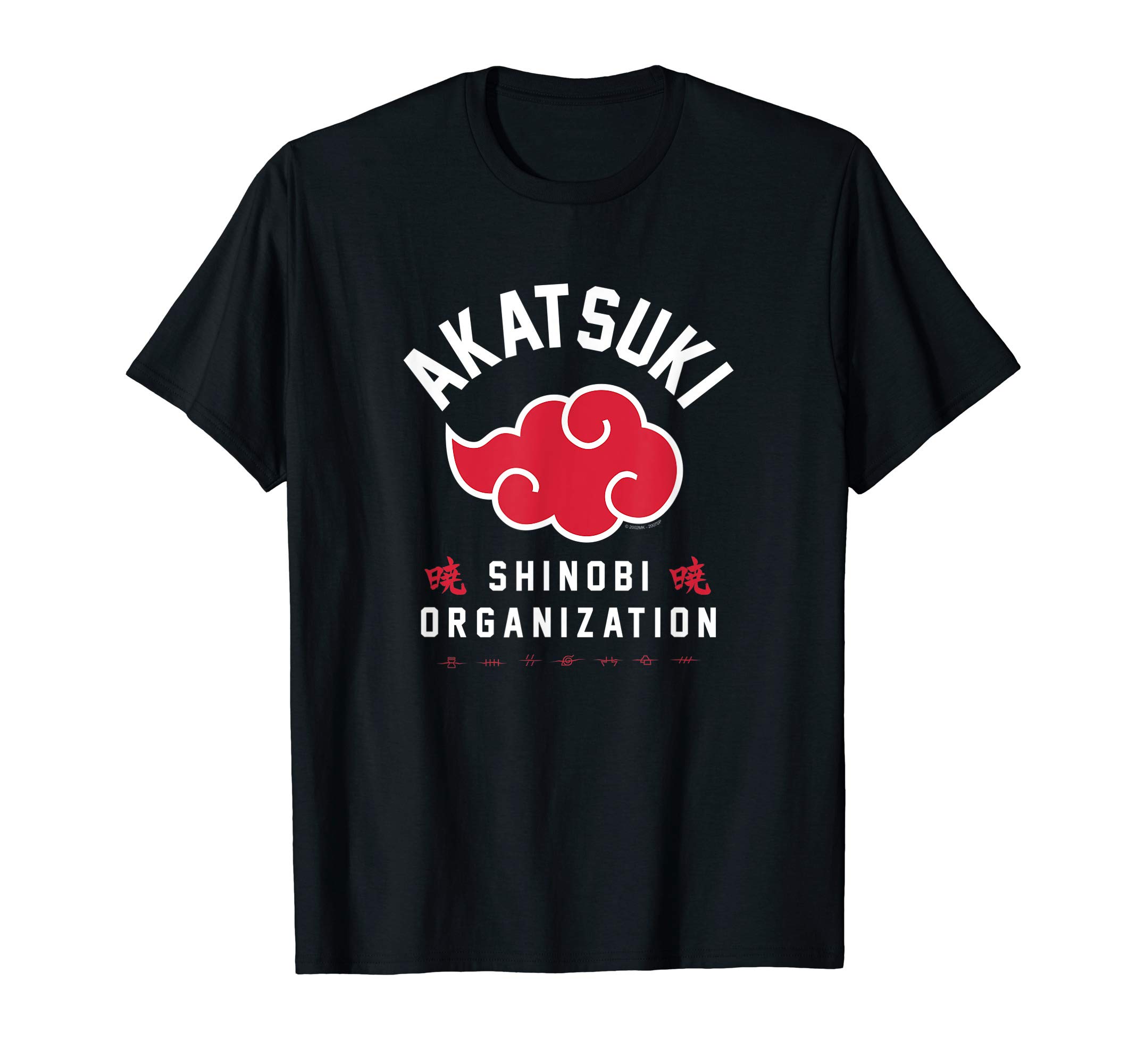 Shippuden Akatsuki Shinobi Organization T-Shirt Small