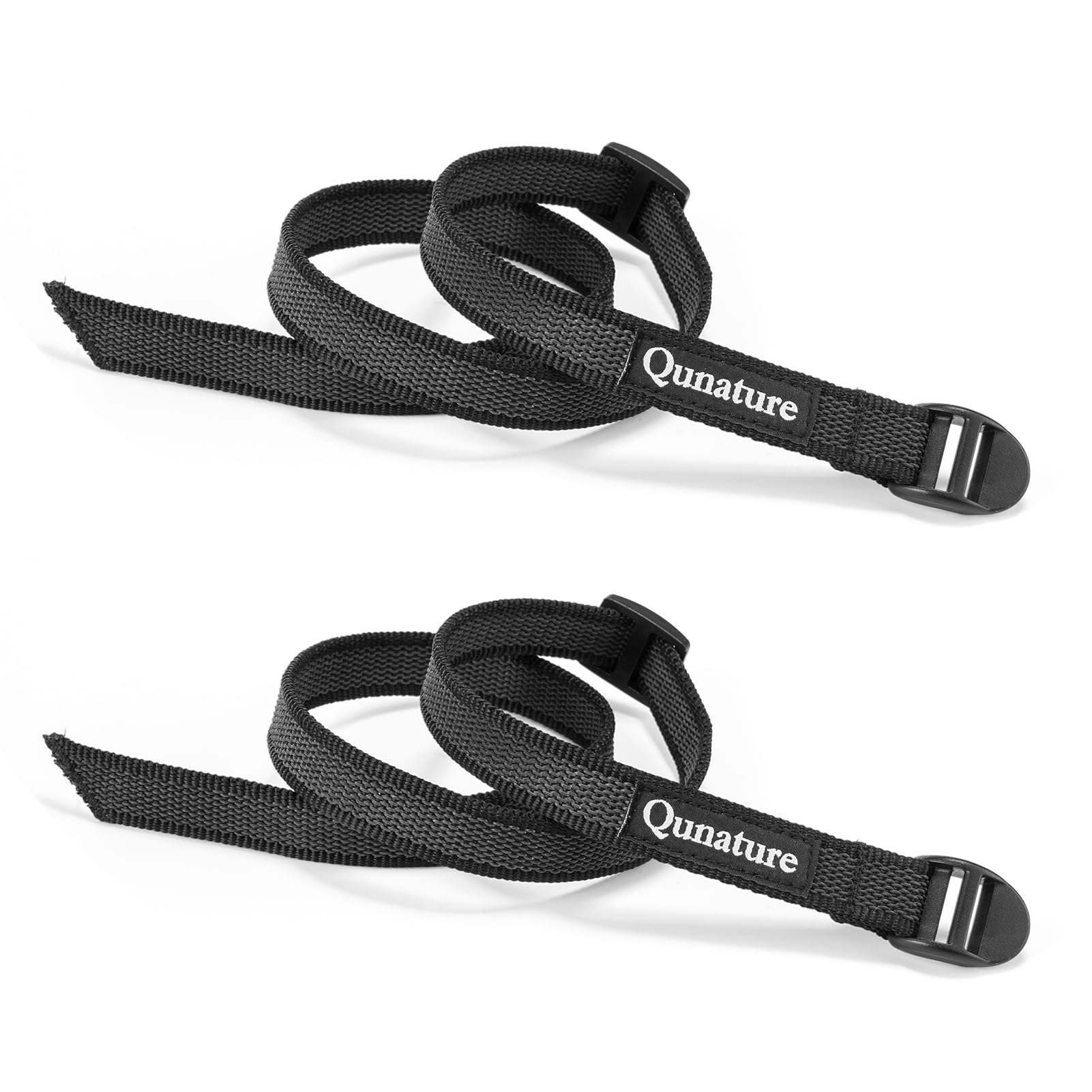 QUNATURE 2-Pack Bike Tie Down Straps of Buckles Adjustable Cinch Straps with Anti-Slip Strips for Bike, Ropes, Hoses,Motorcycle