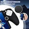 Funda EasEasy compatible con PlayStation Portal, funda protectora de silicona suave con protector de pantalla de vidrio templado 9H para PS5 Portal, funda antiarañazos con 4 tapas de agarre de pulgar lindas - Negro por EasEasy 7
