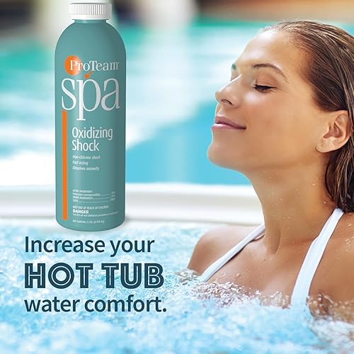 Miniatura 6 de ProTeam - Golpe de spa sin cloro para bañera de hidromasaje, tratamiento de choque oxidante de acción rápida, limpia el agua turbia y elimina los