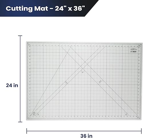 Miniatura 15 de Pacific Arc Alfombrilla de corte autocurable multiusos translúcida de 8 1/2 pulgadas x 12 pulgadas.