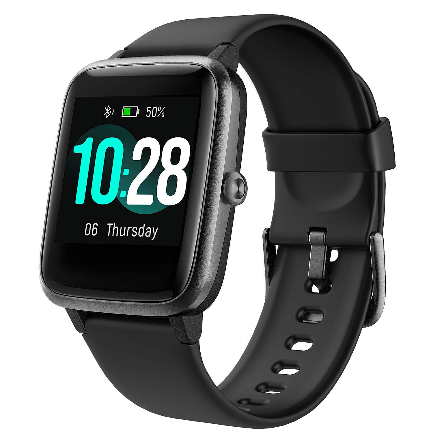 Keweni ID 250L Correa, Correa de Repuesto de Silicona Suave, Correas de Reloj Deportivas Ajustables para Reloj Inteligente ID 205 / 205L / ID 215G