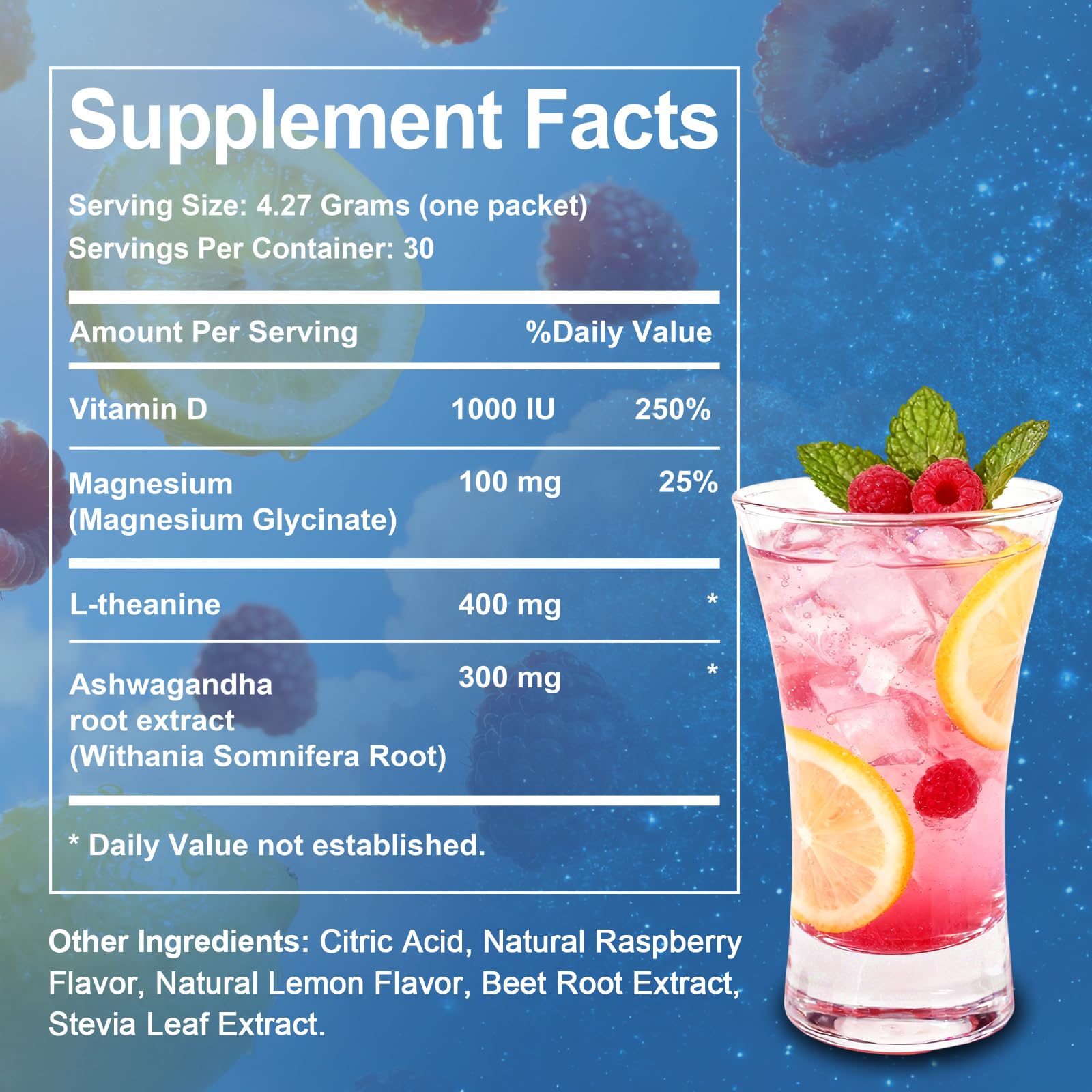 Calm Cortisol Powdered Drink Mix, Cortisol Reducer and Sleep Aid Supplement — Amazon image 2