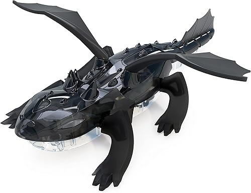 Miniatura 3 de HEXBUG Dragón de control remoto, juguete recargable para niños, figura de dinosaurio robótico ajustable, los colores pueden variar