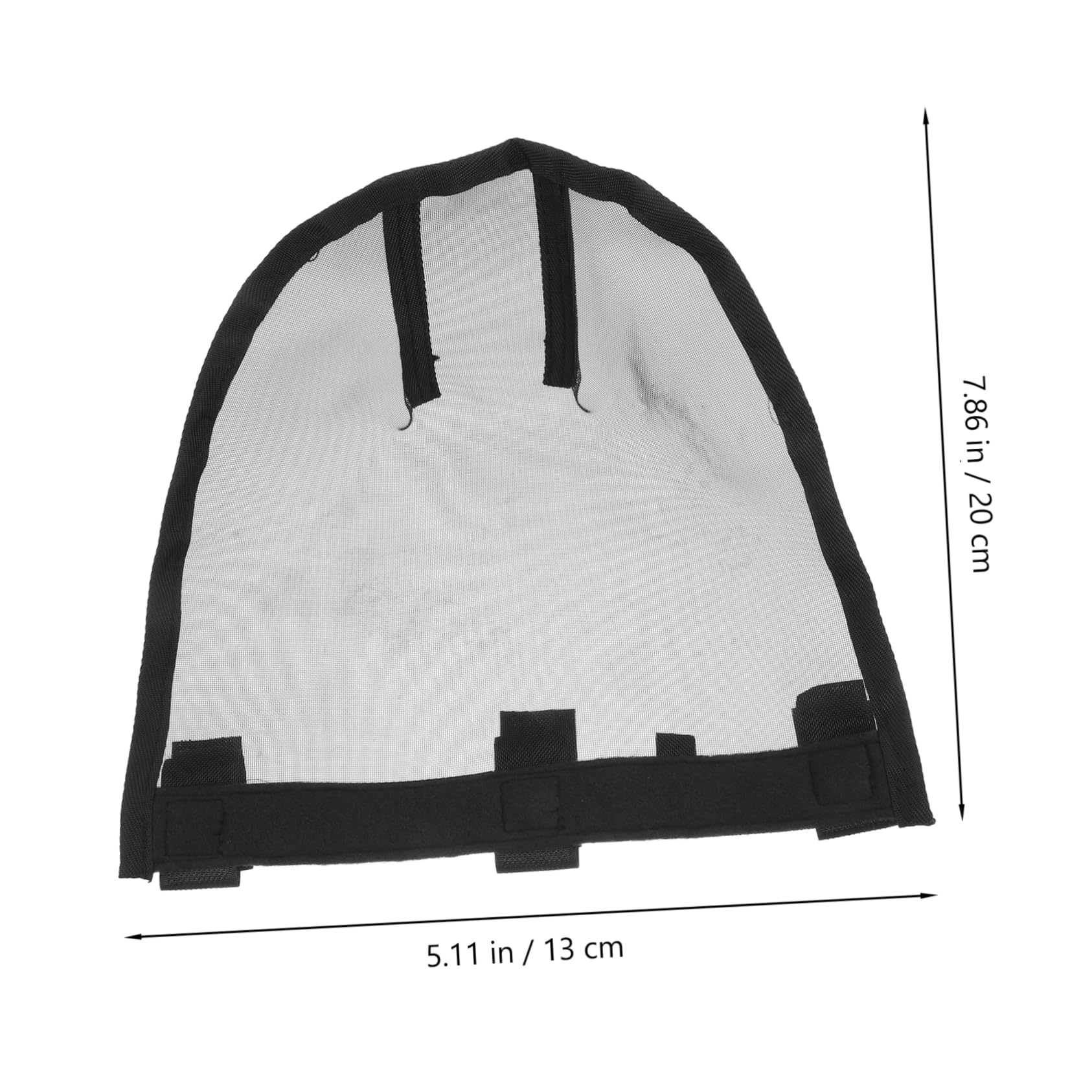 GALPADA Horse Nose Cover Mesh Breathable Design for Comfort Protection Horse Nose Mask for Outdoor Use