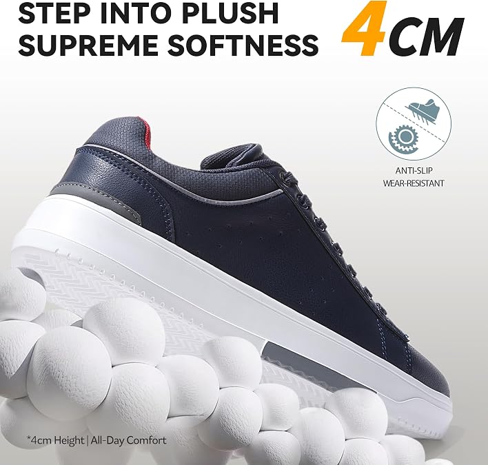 ANALEAF Men's Casual Dress Trainers Lightweight Fashion Sneakers