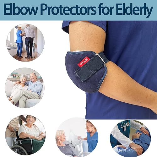 Miniatura 5 de Vogana Protectores de codo de piel de oveja, almohada de mano ajustable para úlceras por presión, úlceras, cirugía, cojín de recuperación para