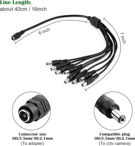 Miniatura 3 de Fuente de alimentación de 12 V 5 A - LeTaoXing AC 100-240V a DC 12V5A 60W Adaptador de corriente de conmutación Transformadores A Universal con
