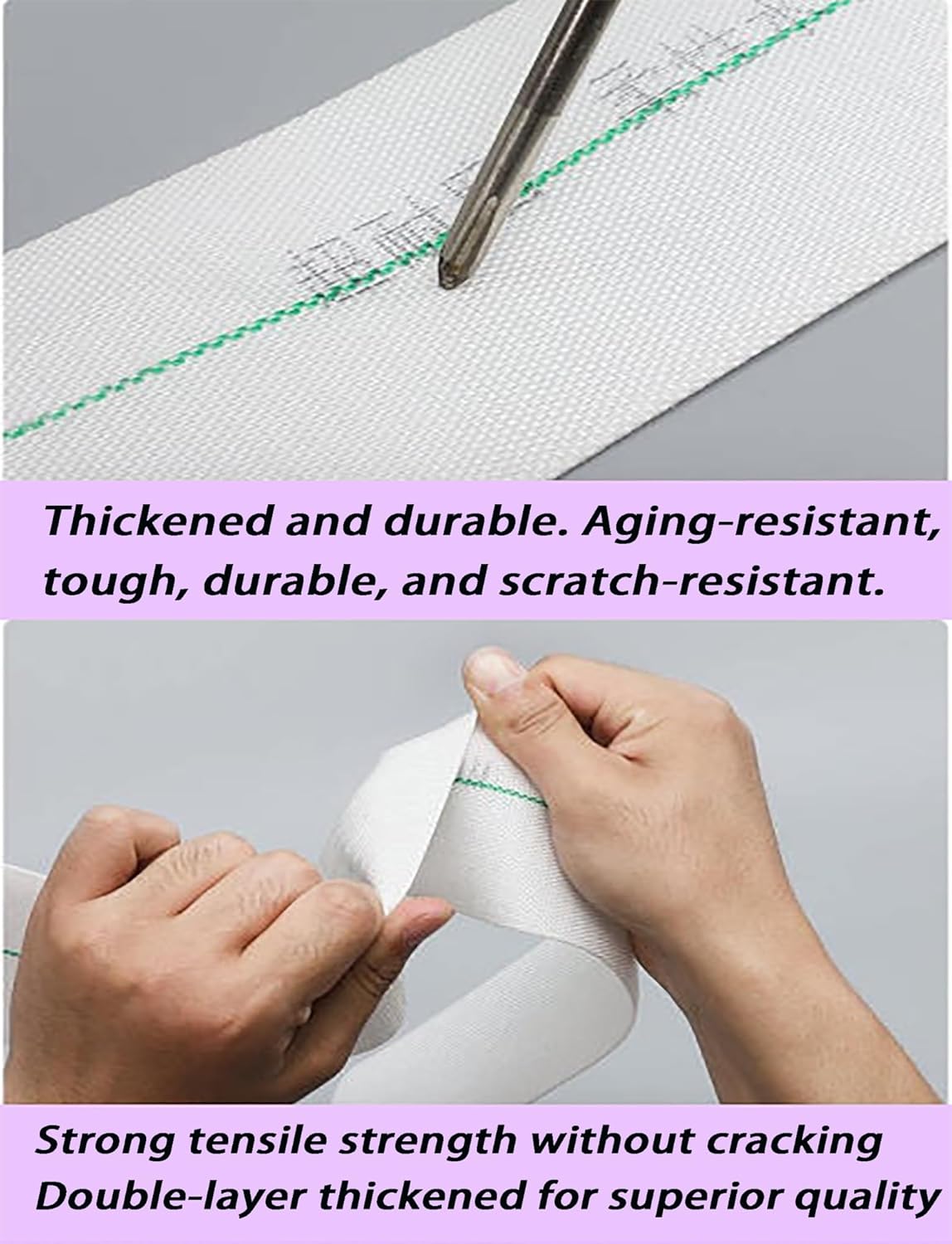 Heavy Duty Canvas Lay Flat Hose High Pressure Wear Resistant Water Hose for Agricultural Irrigation, Farm Watering, Garden, Fire Protection(D 2.5cm-32.8ft)