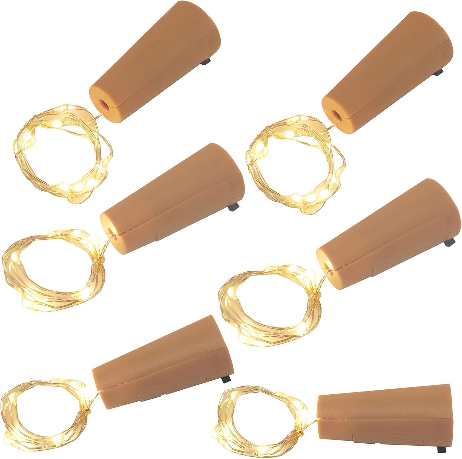 LumaBase Battery Operated Wine Cork with Fairy String