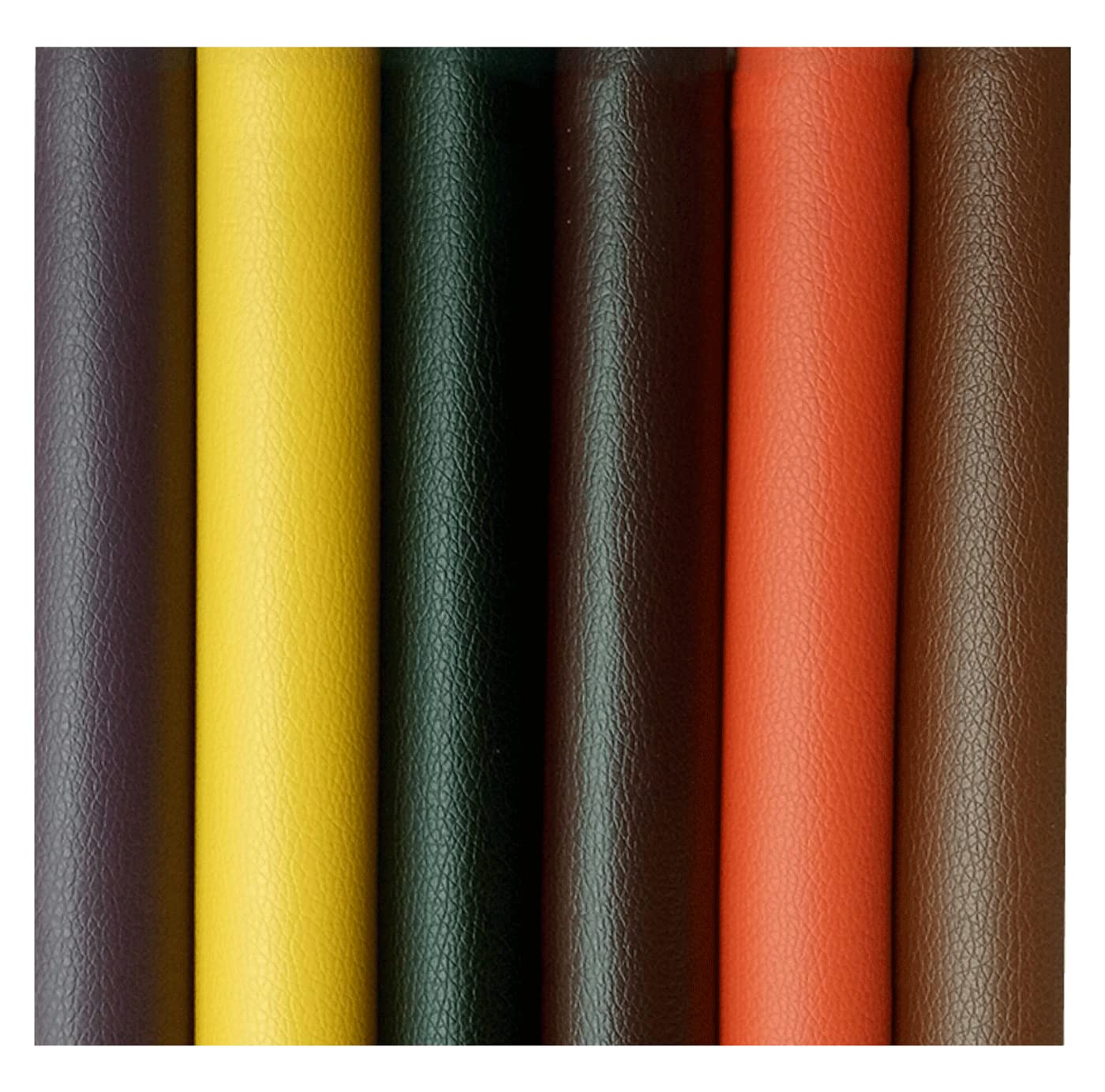 Brown Gray Black White Leather Repair Tape PU Fabric Self-Adhesive Leatherette First-aid for Upholstery Couch Car Seat Jackets Handbags 20”x 54”(Color:Black)