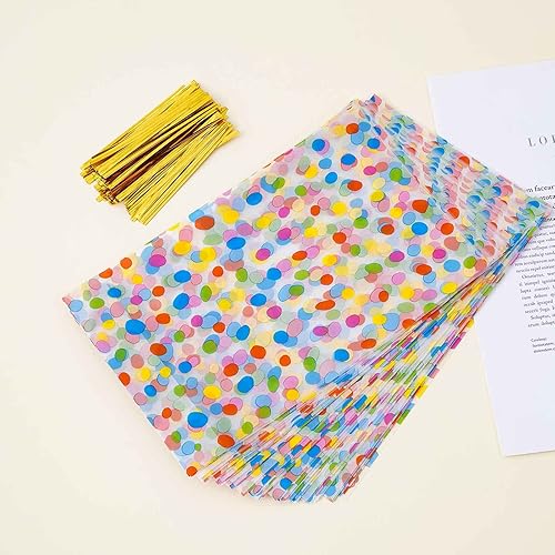 Miniatura 7 de We Moment Bolsas de celofán transparentes a rayas negras, paquete de 50 unidades