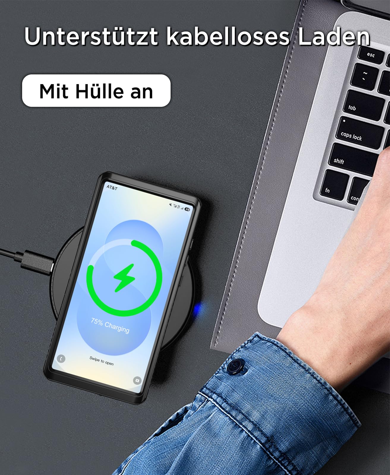 Beeasy für Samsung Galaxy S25 Hülle Wasserdicht, IP68 Wasserfest Outdoor Handyhülle 360 Grad Schutzhülle, S25 Panzerhülle Stoßfest Staubdicht Full Case mit Displayschutz, Schwarz
