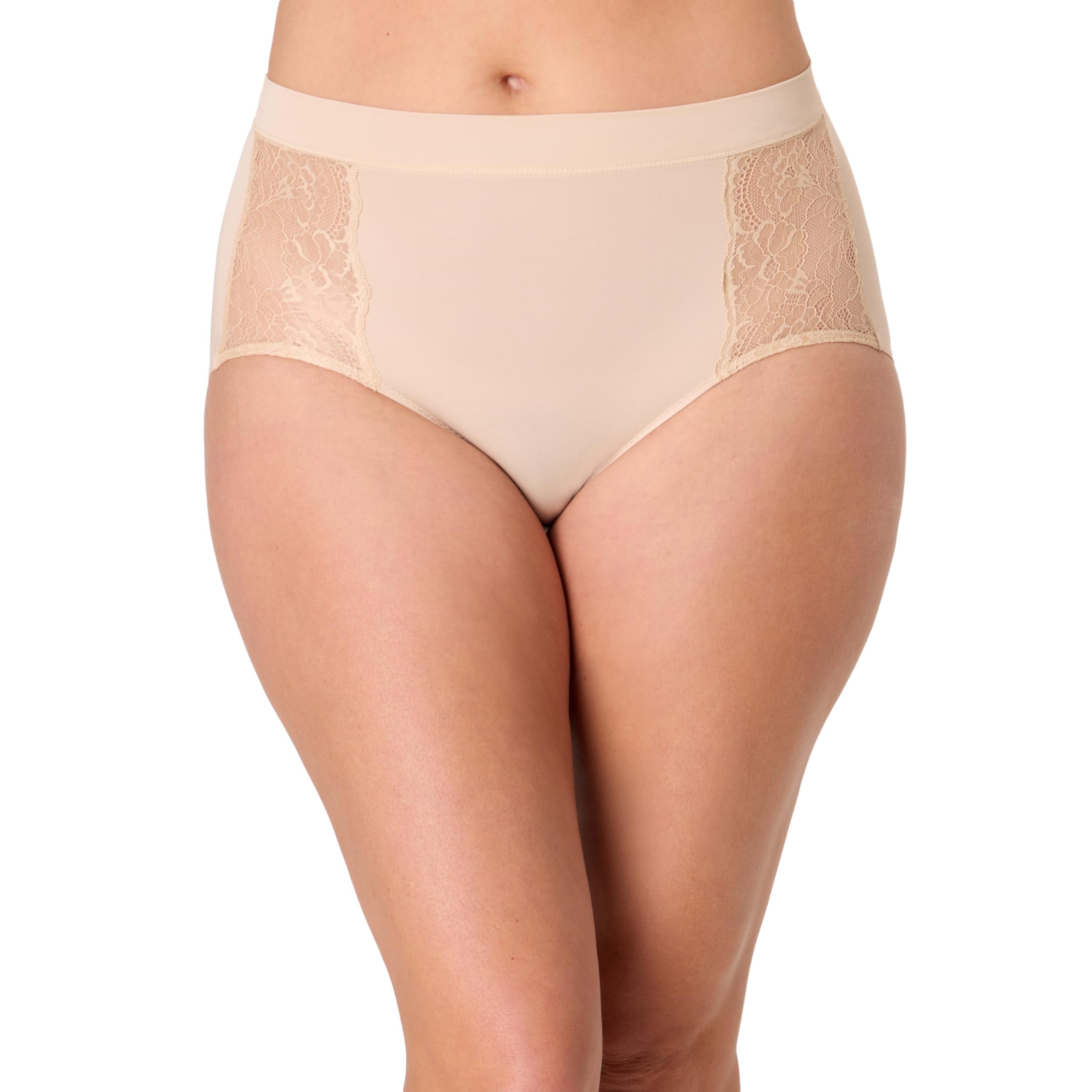 Bali Damen-Unterwäsche, 5er-Pack, weiche Spitze, feuchtigkeitsableitende Unterwäsche für Damen, Slip