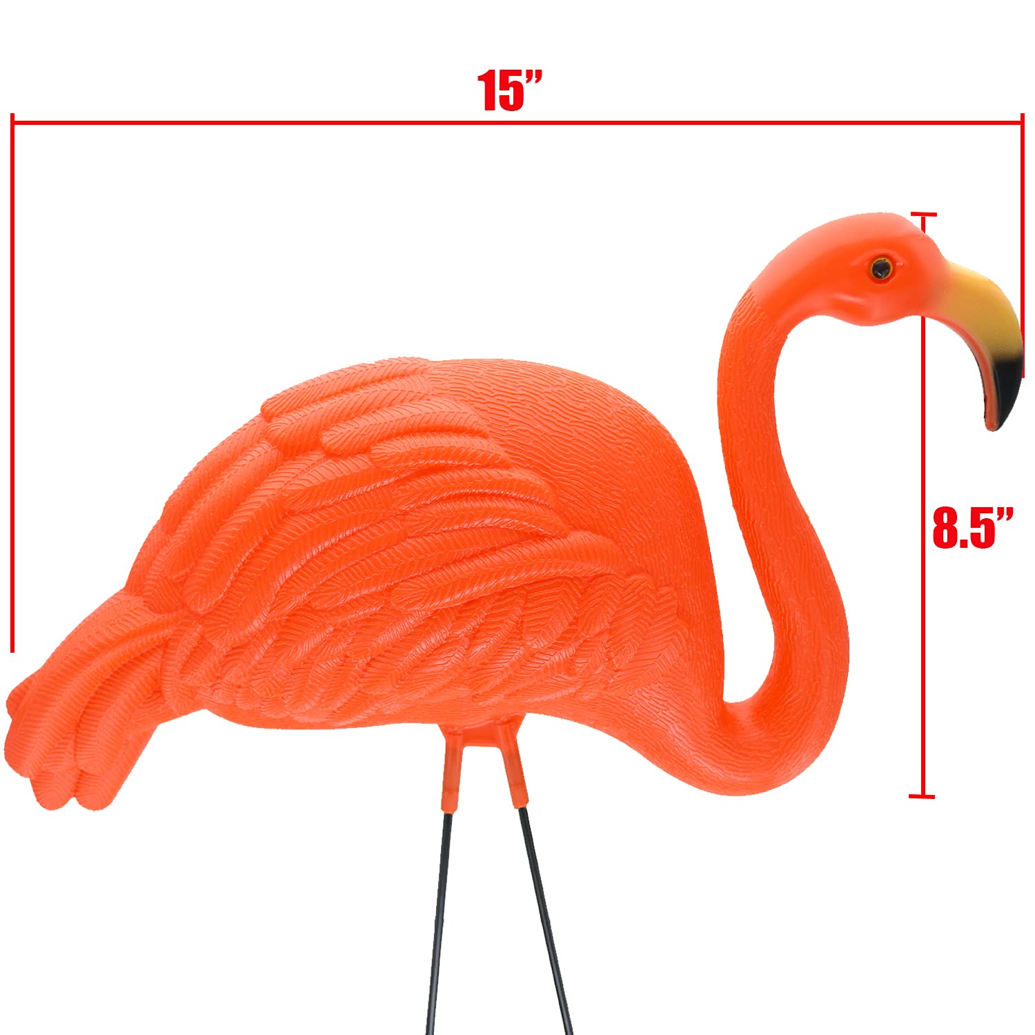 Amazon.com: GiftExpress 2-Pack Thanksgiving Flamingos, Orange for