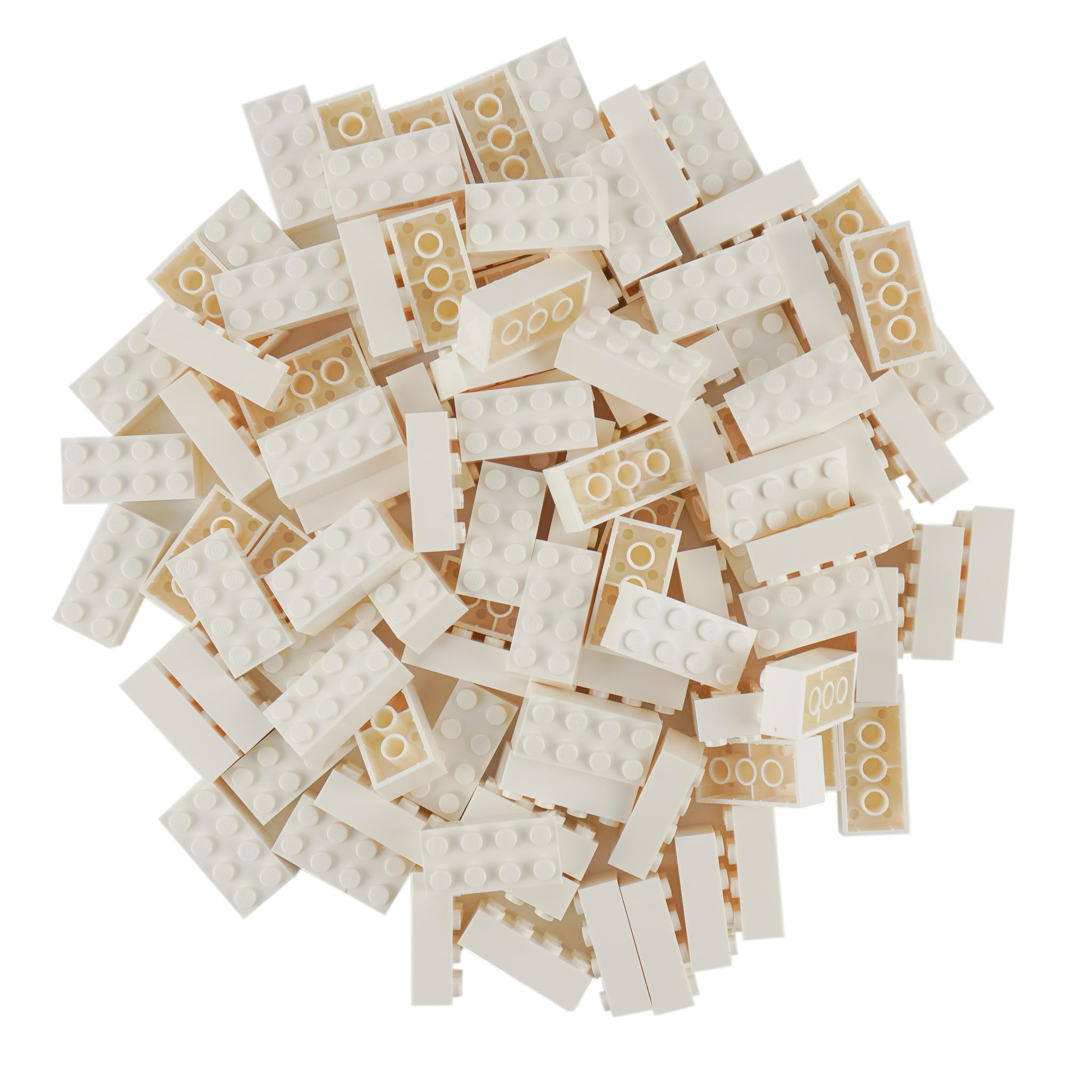 Classic Bricks, White, Pack of 100, 2 x 4 Building Blocks, Lego® Classic Basic, Model Number 3001, Ideal for Creative Building Projects and Lego® Projects