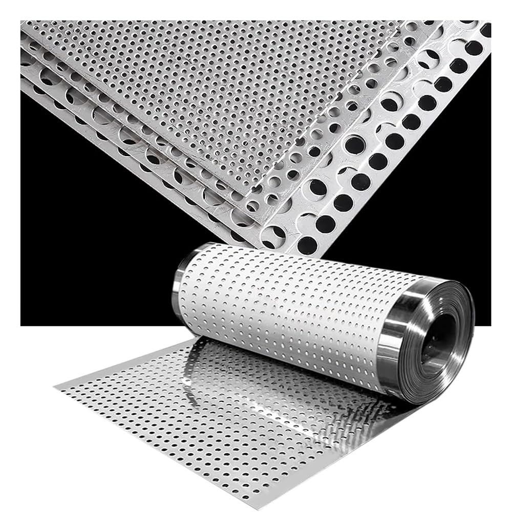 Feuilles métalliques perforées en acier inoxydable pour panneaux décoratifs, grilles de barbecue et applications de maille de sécurité