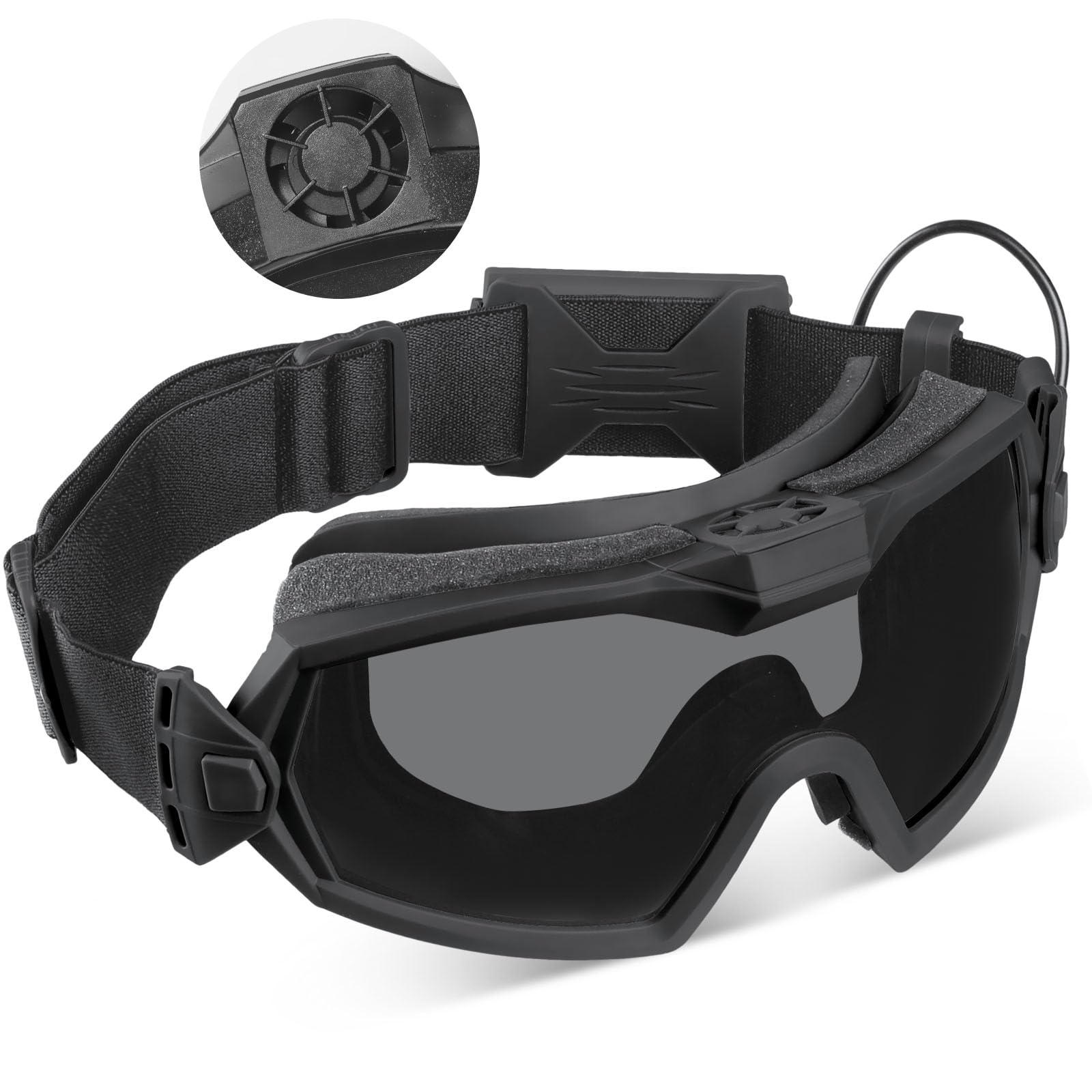 Occhiali Airsoft con Ventilatore