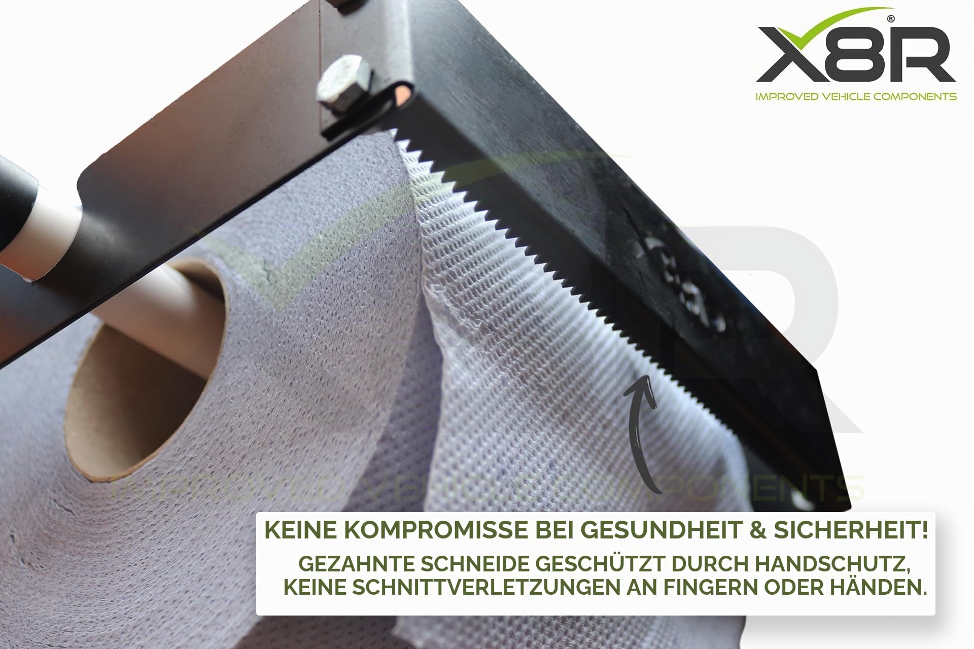 Schwerlast Blau Rolle Papier Handtuch Spender Halter für Wandmontage Halterung Werkstatt Garage Schwarz Stahl