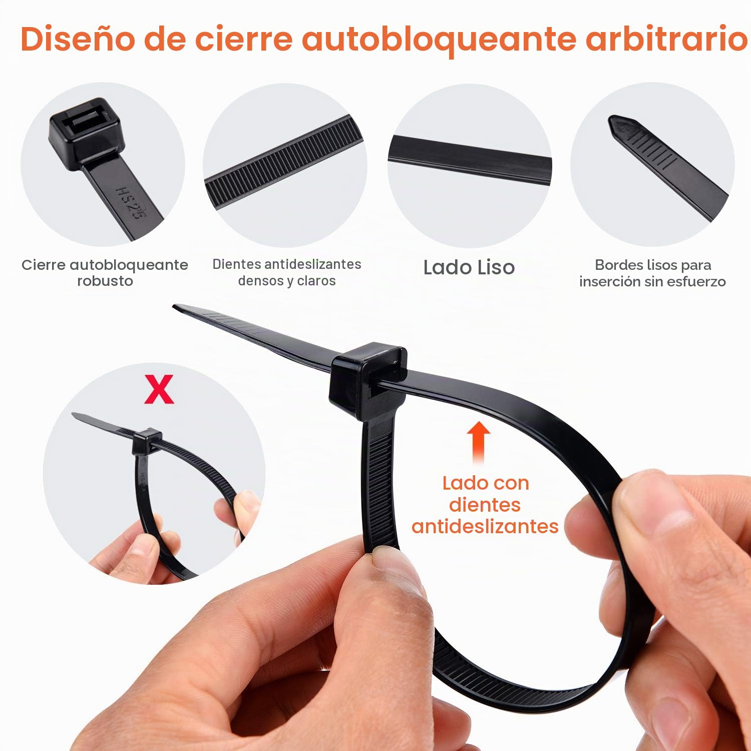 Bridas Plastico 700 Piezas Pequeña, Bridas Negras Varios Tamaños 300/250/200/150/100 mm x 3.6 Abrazaderas Plastico Sujetacables Nylon Brida Resistentes UV Electricista Industriales Exterior