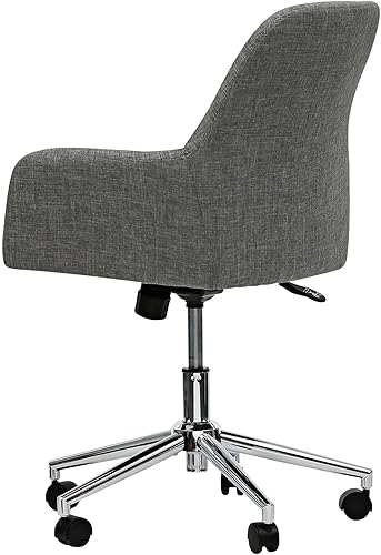 Miniatura 14 de Alera ALEWS4241 Mid-Century - Silla de trabajo con capacidad para hasta 275 libras. Altura del asiento de 18.9 a 22.24 pulgadas. Color gris