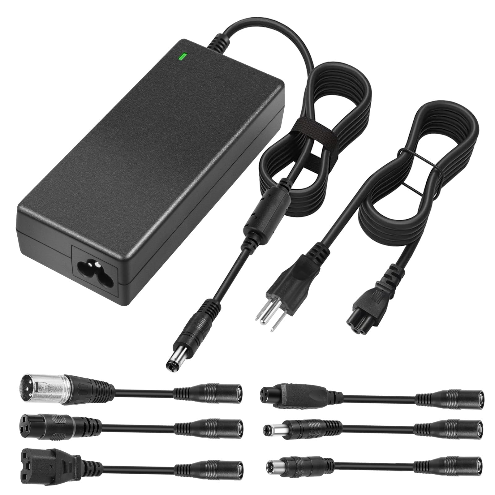 7-in-1 Universal 54.6V 2A Charger for 48v Fast and Safe Charging of 13S Li-ion Battery