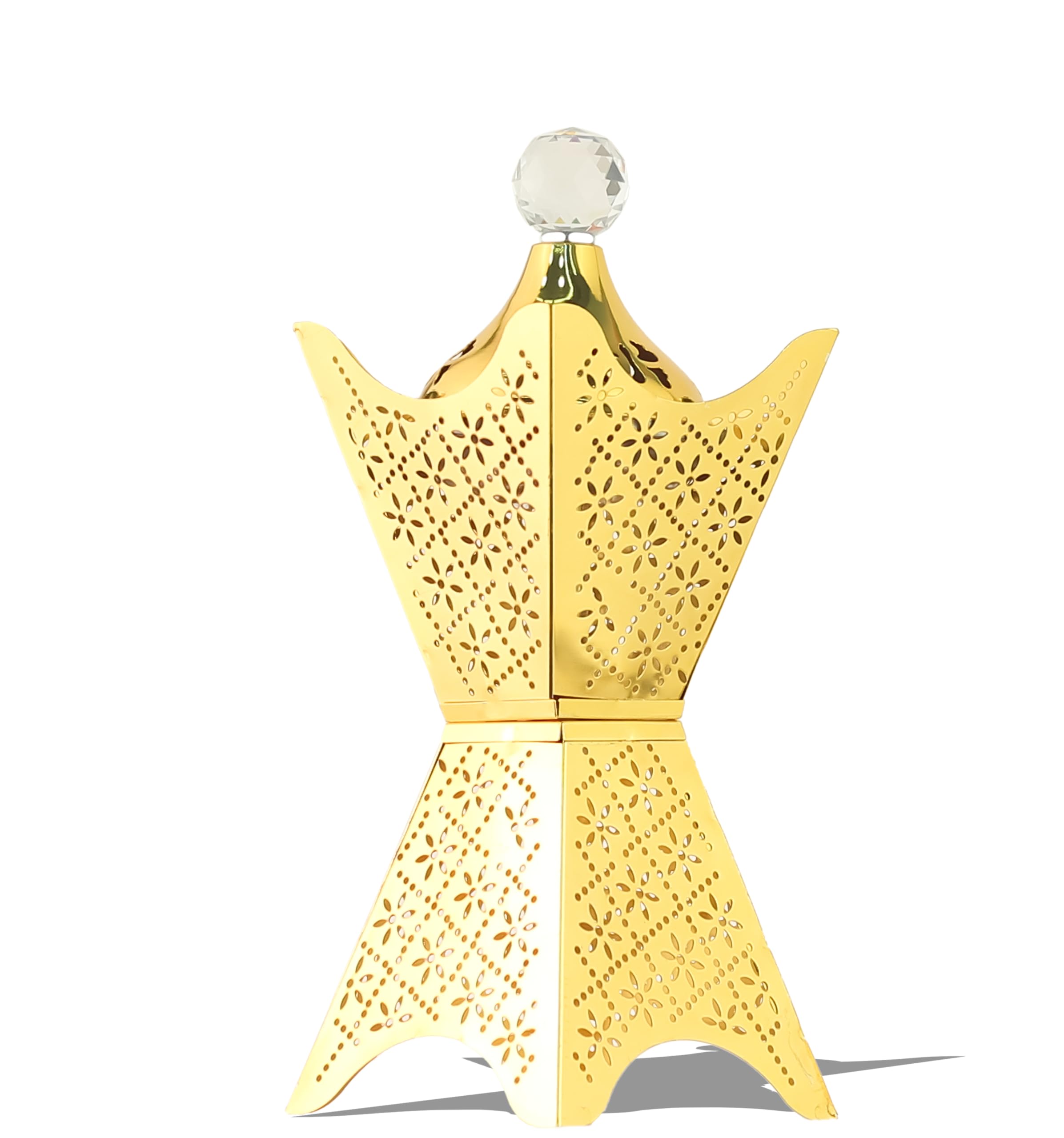 Mobigon Charcoal Incense Burner, Bakhoor Burner, Oud Frankincense Incense Burner, Vintage Arabic Burner, Suitable For Arabian Oud, Yoga, Spa and Aromatherapy, Office & Home Decor (Style 43)