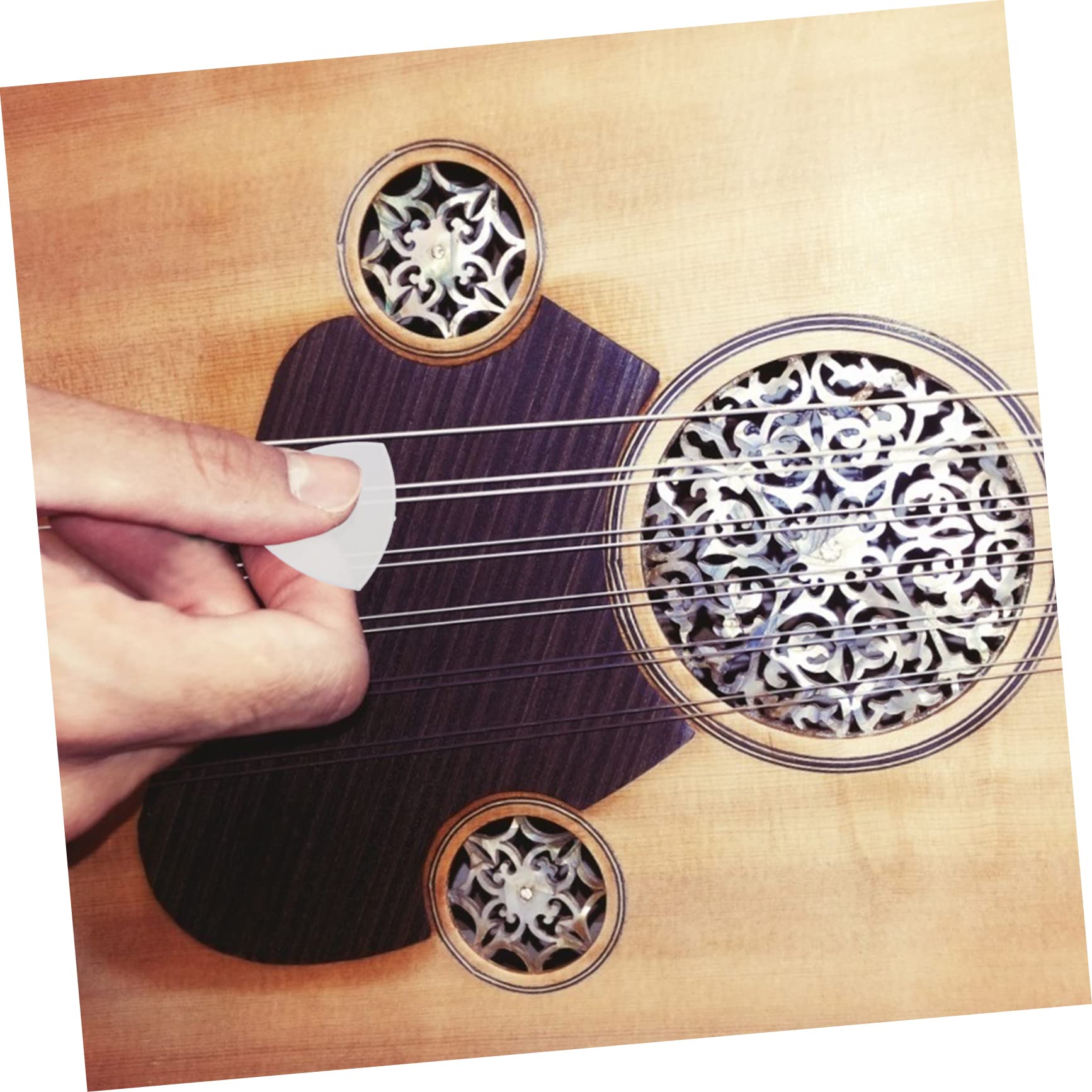 HEMOTON 60 Pz plettro di nylon plettri per banjo plettro per ukulele plettri liuqin plettri chitarra plettro chitarra plettro per chitarra yueqin accessori per chitarra ukulele