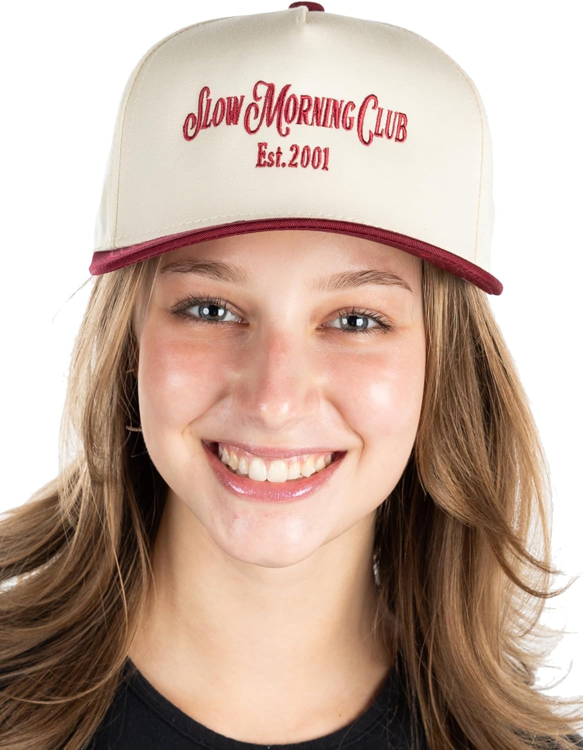 Funky Junque Trucker Hat Women Men 2-Tone Baseball Cap – Vintage Western Style Embroidered Snapback, Premium Cotton Blend - Image 5