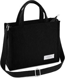Corduroy Tote Bag Corduroy Bag with Zipper Tote Bag Aesthetic Small Tote Bag for Women Mini Bags Everyday Bag Square