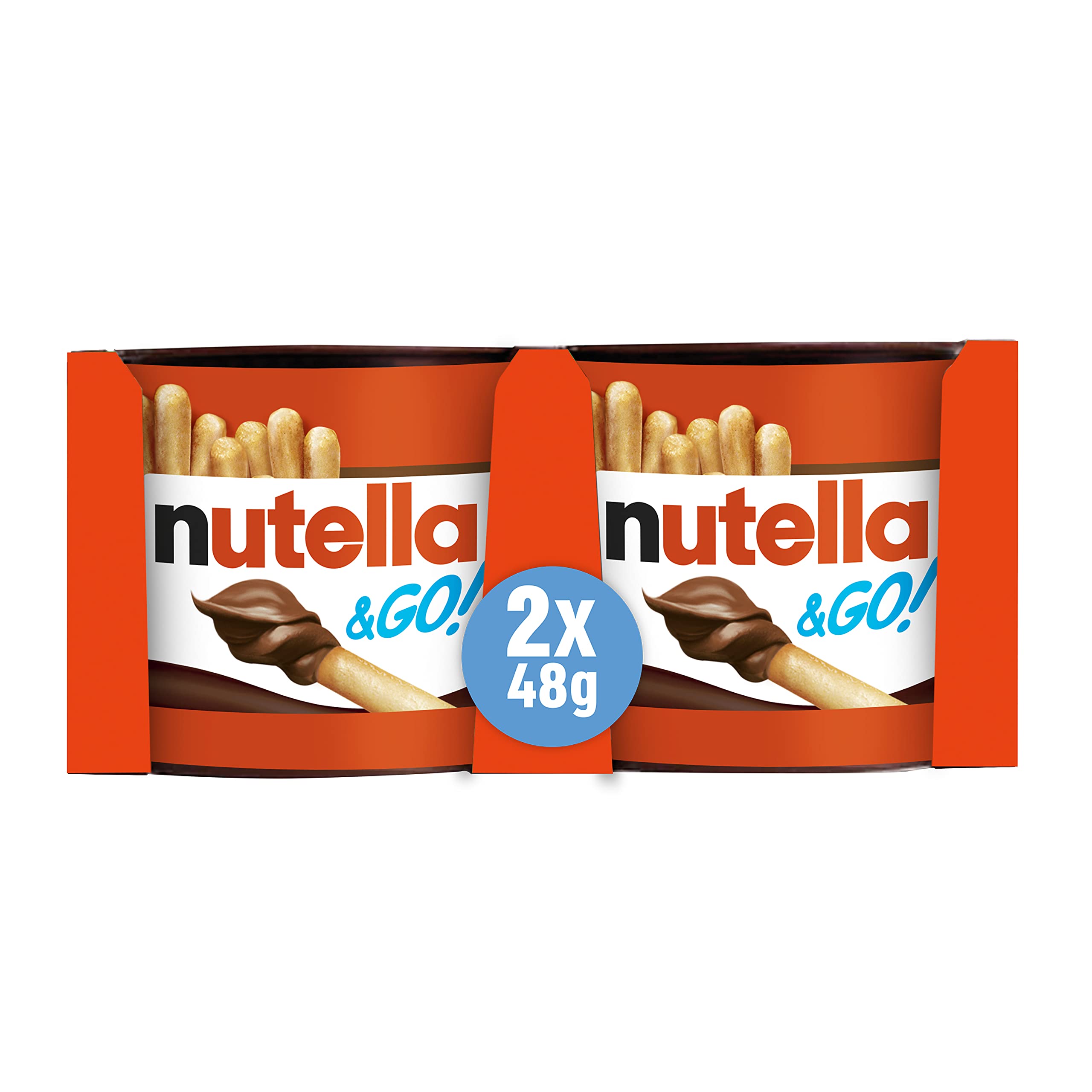 Nutella and Go Pack Chocolate Snack, 2 x 48 g