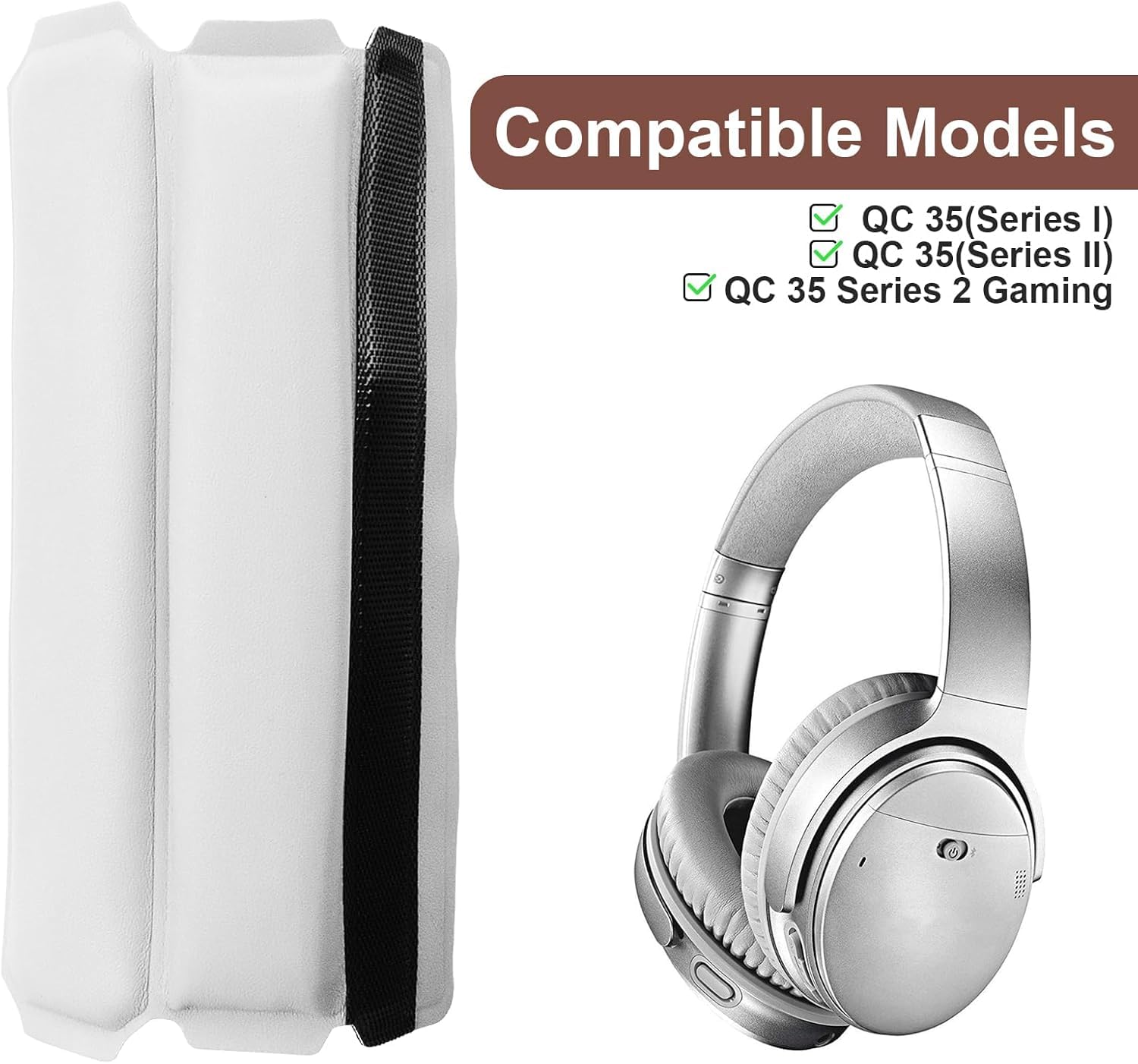 Amazon | Sodorous QC35 交換用ヘッドバンドパッド Cuhsion Bose