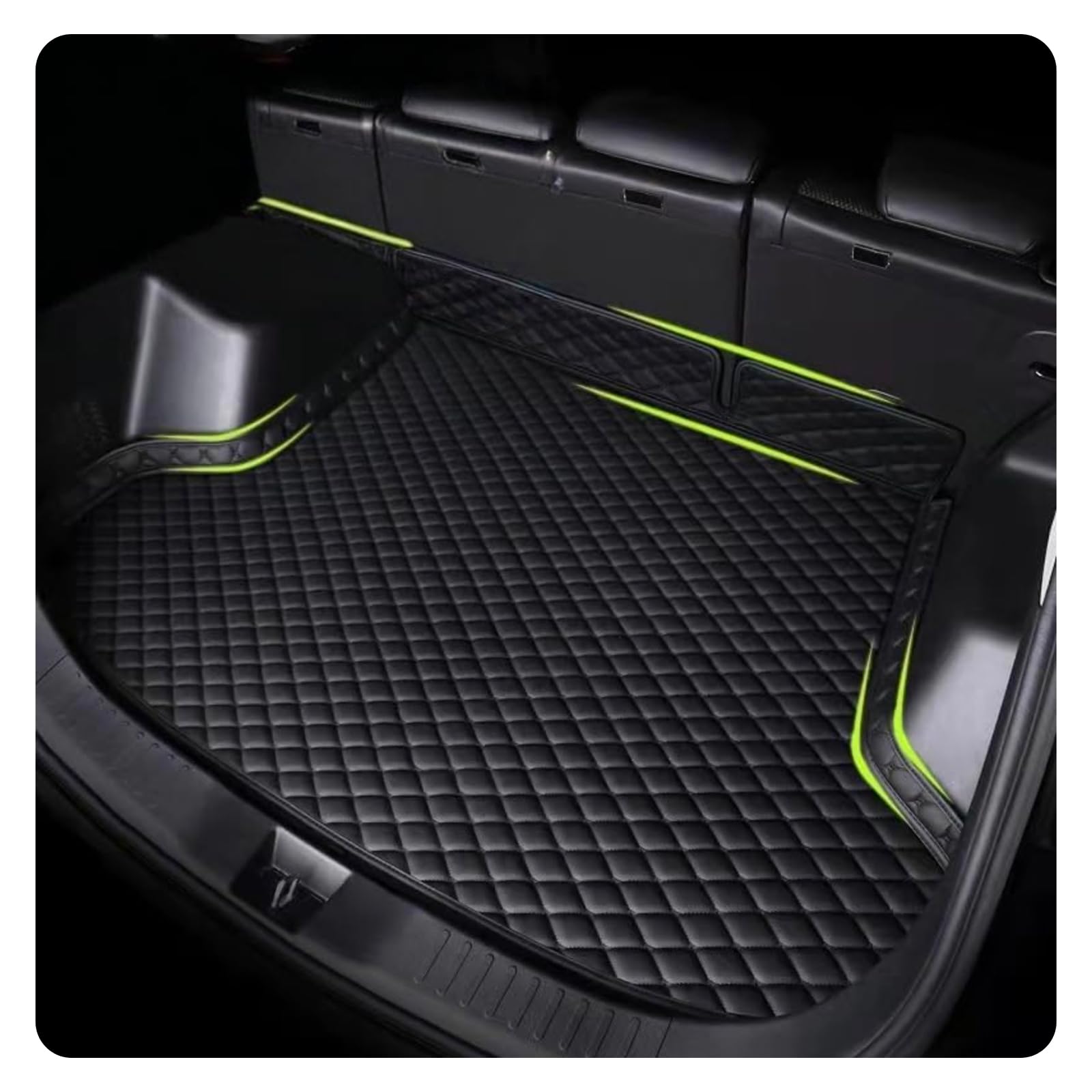 Leather Boot Liner Mats for Nissan X-Trail III (T33) 2022 2023 2024 2025 7-Seat Rear Trunk Protector Carpet Pad Cargo Protector Liners Custom Waterproof Antislip