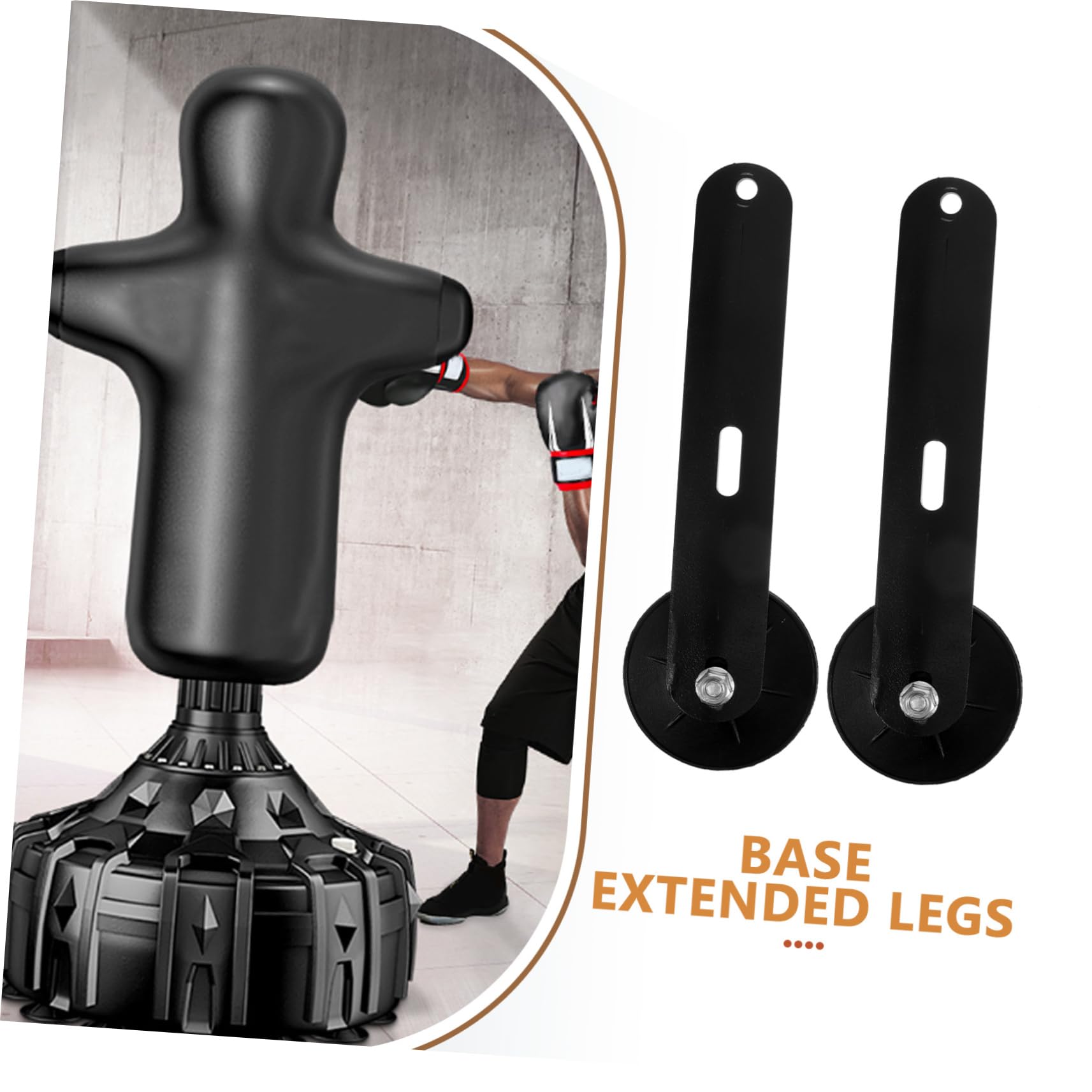 Milisten Boxing Bag Replacement Base Legs Sturdy Retractable Set for
