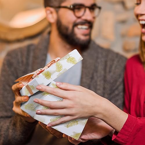 Miniatura 42 de Larcenciel Papel de seda dorado rosa, 120 hojas, papel metálico de regalo para bolsas de regalo, embalaje, flores, San Valentín, Navidad, boda, Oro