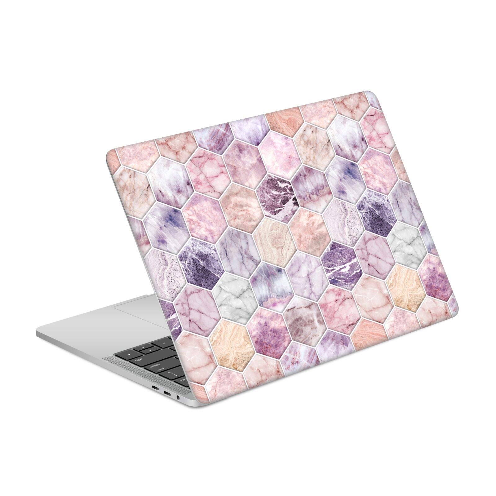 Sticker MacBook Pro 13 A2159 peau vinyle marbre quartz améthyste - 7