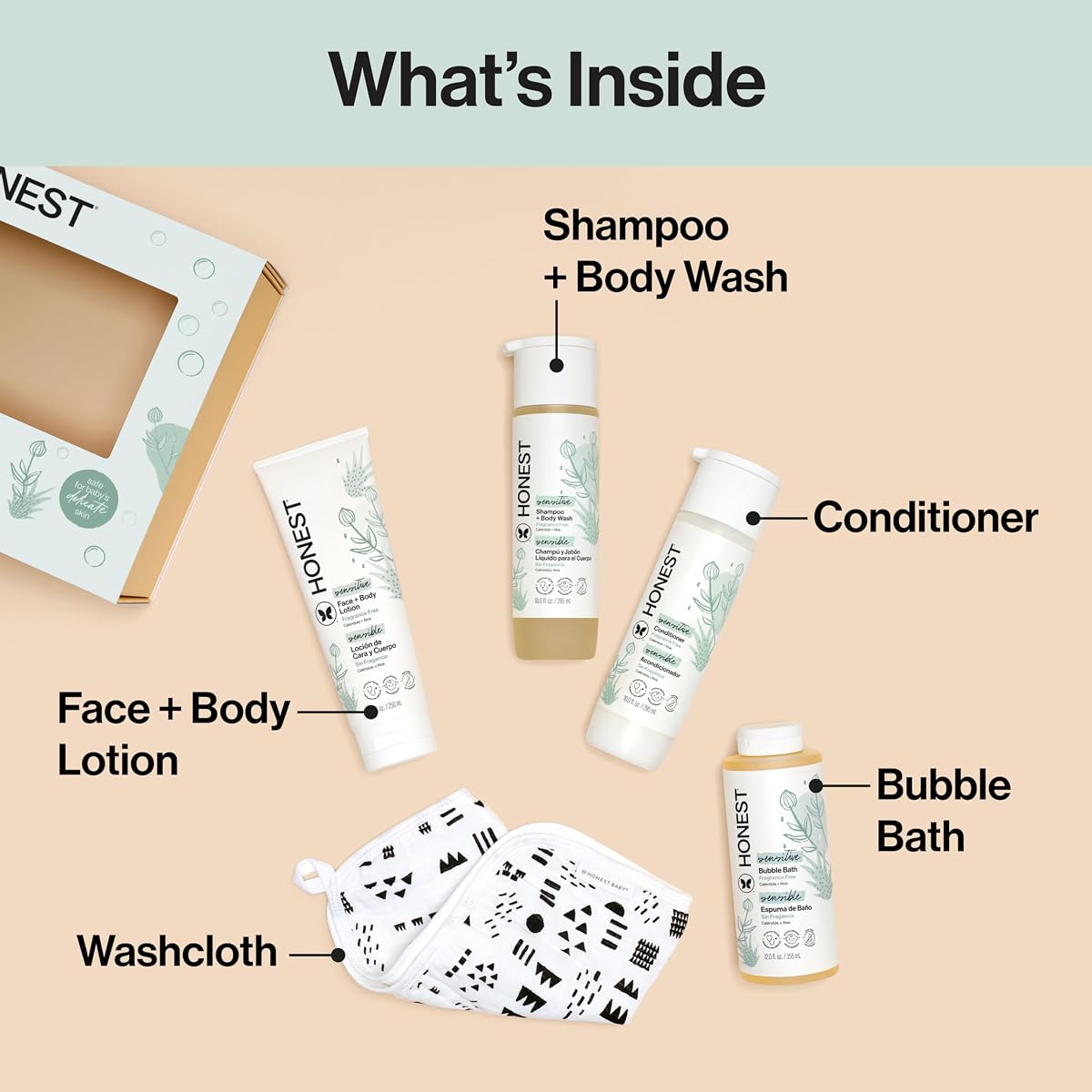 Sensatia Botanicals Baby Bath & Body Gift Set view 4