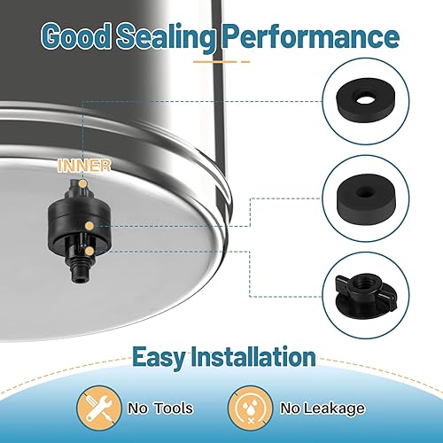 Miniatura 4 de ICEPURE Filtro de agua de repuesto para elementos de purificación Berkey® BB9-2 Negro, sistema de filtro de agua alimentado por gravedad Berkey®,