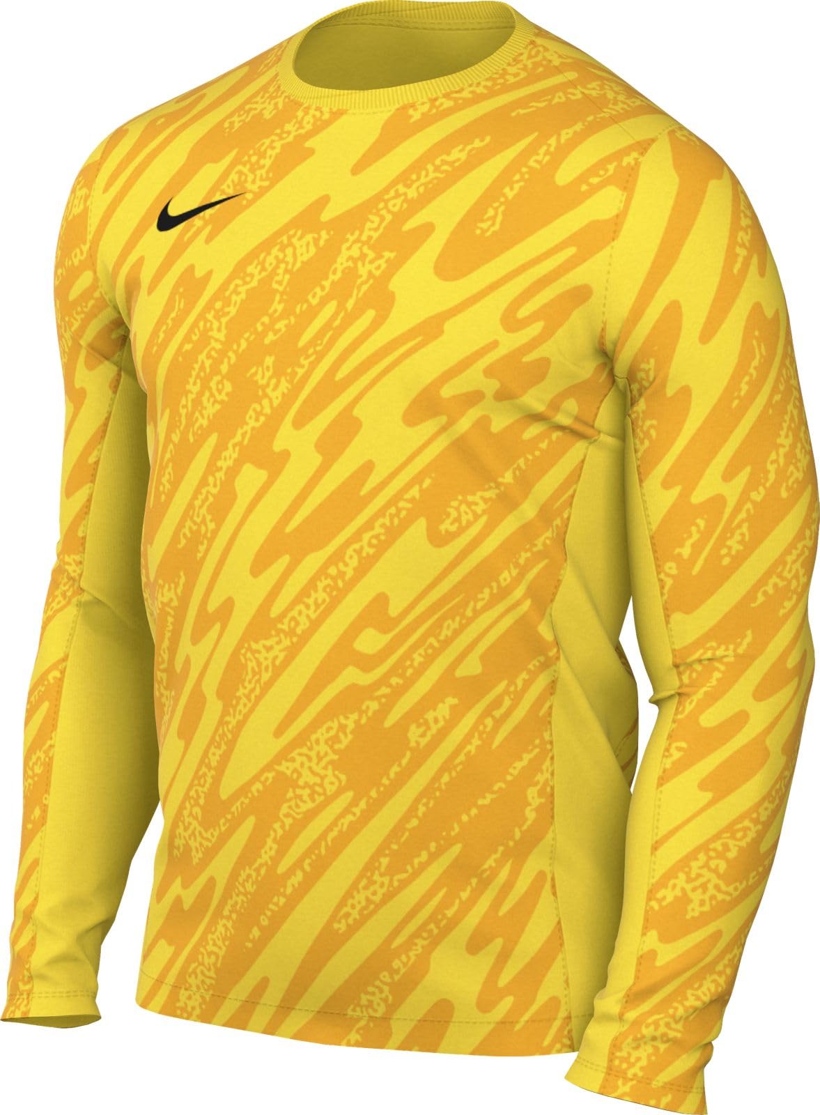 NIKE FD7474-719 Maglia Dri-FIT Gardien V GK Sweatshirt Men's TOUR YELLOW/UNIVERSITY GOLD/BLACK Size XS
