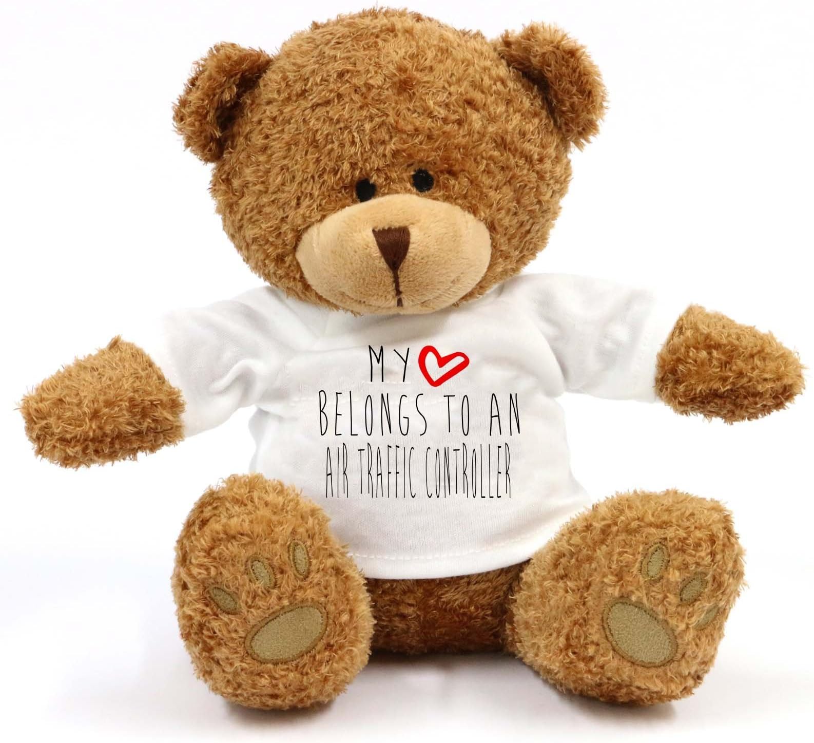 grabmybits My Heart Belongs To An Air Traffic Controller Large Teddy Bear
